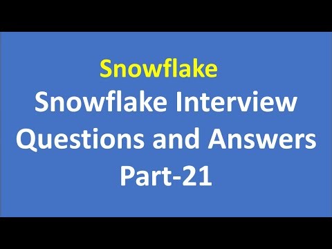 Snowflake Interview Questions and Answers Part-21 | VCKLY Tech | Snowflake | Data Cloud | DWH