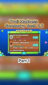 Troll Madness #viral #viralvideo #geometrydash #gd #gaming p1 | geometry dash