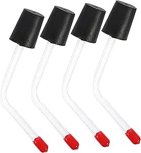 4Pcs Hummingbird Feeder Tubes Multi Function Outdoor Bird Feeding Supplies Wear Resistant Bird Water Feeders for Hummingbirds Convenient Hummingbird Feeder Parts