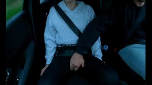 After the driving lesson, things got hot inside the car