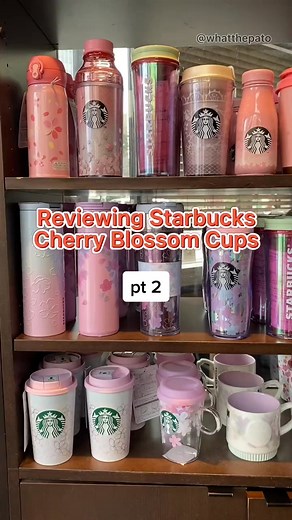Sakura Starbucks Collection Pt2 #starbucks #cherryblossom #sakura #japan | Whatthepato