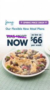 🏃🏻‍♀️‍➡️ Don’t miss special spring savings: Use code JENNY4ME to get your plan with calorie-smart meals for $139.99. Get the exact meals you need and a daily meal guide to help track your nutrition. | Jenny Craig