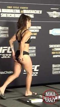 Full UFC 322 Tracy Cortez Weigh in #ufc322 #ufc #tracycortez