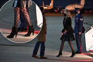 Jill Bidens fishnet stockings are receiving mixed reactions