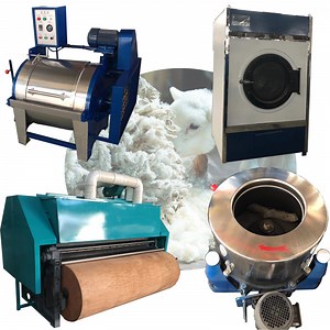 [Hot Item] Sheep Wool Washing Line Machine Raw Wool Dryer Ball Carding Processing Machine