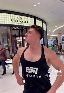 Bodybuilder at the Mall #dstaekwondochemor | Ds Taekwondo Chemor