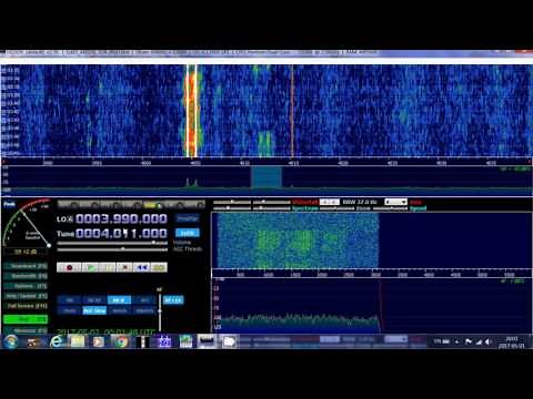 US Air Force MARS Military net received on shortwave with Afedri SDR
