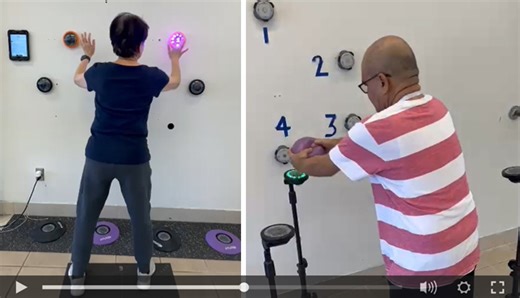 The newest addition to the Workout Studio’s fitness tools is a FITLIGHT reaction light system. Currently, reaction lights are all the craze in professional sports and athletic training; primarily because of their ability to combine cognitive training with components of physical activity such as speed and agility. How? Using lights as a stimulation helps to improve sensory processing, focus, and motor & reaction skills. To learn more: cummingscentre.org/health-and-wellness/wellness-centre/fitligh