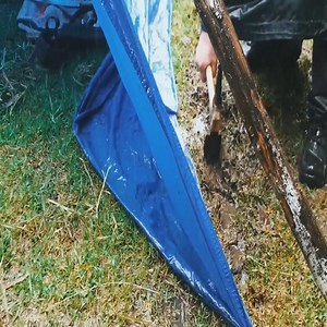 6.2K views · 393 reactions | Solo Camping in a heavy storm. Building shelter to survive. Bushcraft. Camping in the rain | Camping Aliza OnAir | Facebook