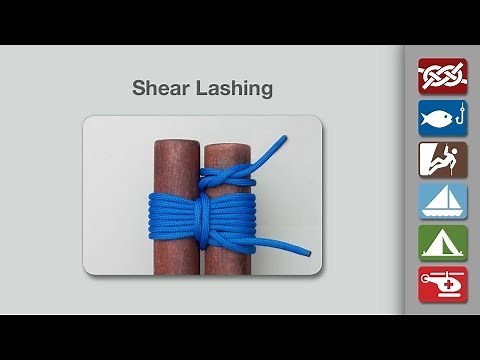 Shear Lashing Knot | How to Tie a Shear Lashing