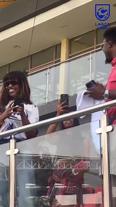 TACHA is outside to support her Club TACHA FC📌 | Hello Tacha