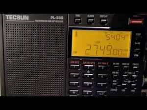 Tecsun PL-330 Receiving Canadian Maritime Broadcast from Halifax Nova Scotia 2749 kHz SSB Shortwave