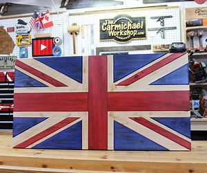 Rustic Union Jack Flag