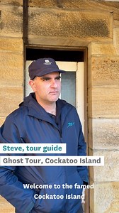 Meet our Cockatoo Island tour guides and get to know their favourite tours! In this video, Steve shares details on our hair-raising Ghost Tour (18 ). ⭐ Available: Select Saturday nights ⭐ Cost: From $47 per person ⭐ Duration: 2 hours Book tickets: https://events.ticketbooth.com.au/event/ghost-tour #GhostTour #HistoryTour #CockatooIsland #NightTour #SydneyWhatsOn | Cockatoo Island, Sydney Harbour