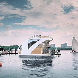 [Hot Item] Allhouse Leisure Yachts Aluminum Small Cabin Container Houseboat for Sale