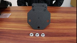 RULLINE Spare Tire Relocation Mounting Bracket Spare Tire Bracket for Trailer, Spare Tire Carrier Compatible with 07-18 Jeep Wrangler JK