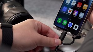 CFexpress Type A Card Reader with USB 3.2 (Gen 2) 10Gbps, USB-C&USB-A 2-in-1 Type A CFexpress Adapter, Compatible with Windows/Mac/Linux/Android, for iPhone 17/16/15, Laptops, Tablets, Smartphones