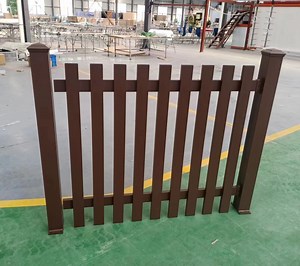[Hot Item] Vertical Blade Aluminium Slat Fencing Easily Assembled Aluminum Alloy Frame Fence