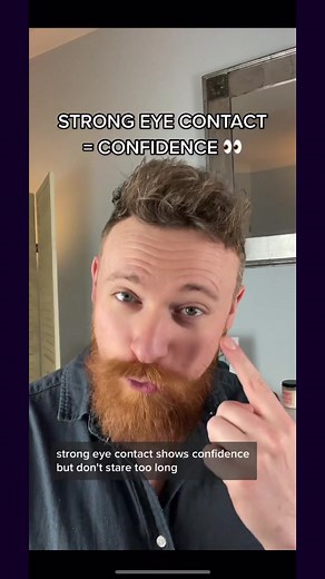 6.2K views · 132 reactions | Strong Eye Contact Shows Confidence #eyecontact #confidence | Alex Goldie | Facebook