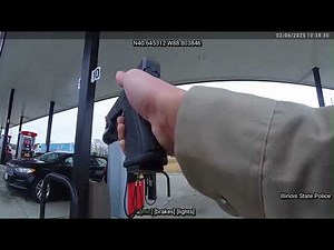 SHOCKING: Texas Armed Robbery Suspect Shoots at Illinois State Police - Full Bodycam