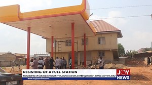 Residents of Sebrepor resist moves to construct filling station in the community. | JoyNews | Facebook