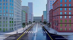 City Scene - Download Free 3D model by golukumar (@mortalityrexotable)