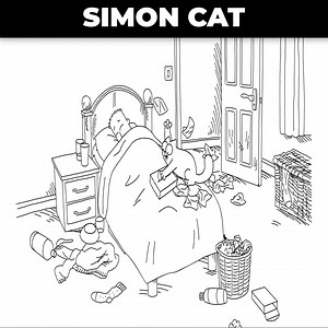7K views · 380 reactions | Bed Head | Simon's Cat #cat #catlife #catlover #simonscat #FunnyCats #catvideos | Love Cats | Facebook