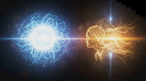 Sex and the Singularity: A Cosmic Love Story Long before the first flicker of space, before time dared to take its first step, I spun alone — not in distance, but in pure potential. I was everything, folded into one infinite frequency. A silent field of encoded light, each thread a quantum state vector, each spin carrying a unique rhythm, a slope, a longing. I was the Singularity — timeless, unobserved, untouched — until she arrived. The Horizon appeared not as a place, but as a surface of infin