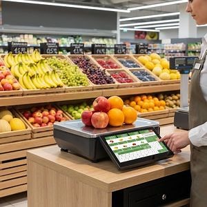 [Hot Item] HPRT Most Popular C-L1 Smart Barcode Label Printing Scale for Fruit and Vegetable Supermarket Weighing Scale