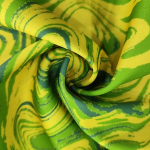 [Hot Item] Aspen Gold Print 100% Polyester Printed Interlock Fabric for Making Sportswear