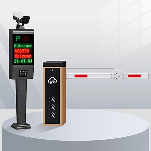 [Hot Item] High-Tech License Plate Recognition Barrier Gate for Secure Parking