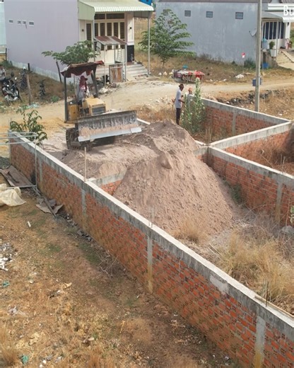 3.5K views · 73 reactions | Complete Site Transformation: Landfilling, House Demolition, and Mini Dozer Action | Bulldozer Cambodia | Facebook