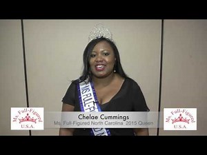 Chelae Cummings Ms. Full-Figured USA 2016 Contestant