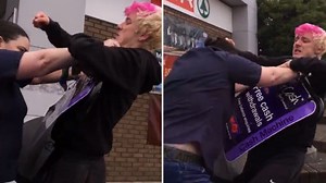 Heroic female cashier fought off violent petrol station troublemaker