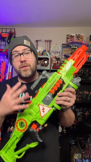 One of the last Nerf Zombiestrike blasters had solid gimmicks #cooltoys #toys #nerf #nerfzombiestrike | RyFi Channel