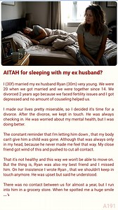 20K views | AITAH for sleeping with my ex  ⛰ husband? | LOR Paper Crafts | Facebook