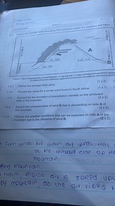 Define the concept Föhn wind.Provide the name for a similar wi... | Filo