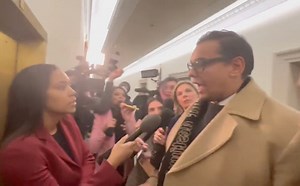 5.1K views · 401 reactions | NEW: Lying Republican George Santos hit with FATAL blow to his political career. To demand Congress refuse to seat George Santos, sign here  https://odaction.com/oda-george-santos-1223 Follow Brian Tyler Cohen | Washington Press | Facebook