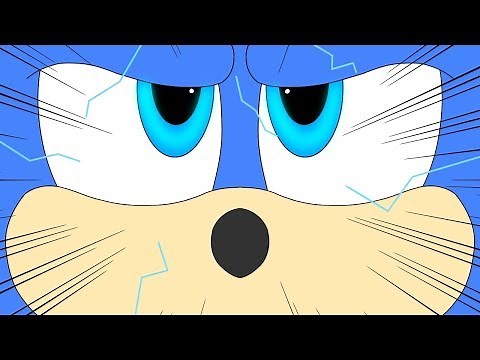 Movie Sonic is all alone... (Sonic Movie Animation || baseball scene)