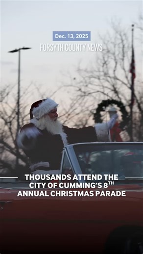 Forsyth County News on Instagram: "Energy was high as thousands of attendees packed the streets of downtown Cumming to enjoy the city’s largest Christmas parade to date. For more information and photos of the annual tradition, click the link in bio."