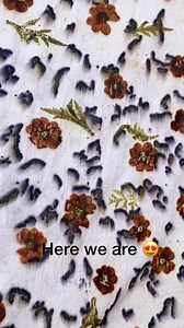 Burmese green tea, one of the significant role in Burmese society, gives dark colors dye and print most likely leeches!! The music hurts my heart but the print cures and takes all my hurt!! #Anu #botanicalprinting #oncotton #Burmesegreentea | Anu