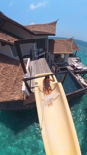 11K views · 70 reactions | #Maldives #LuxuryResorts #OverwaterBungalow #SlideBungalow #Ocean #Travel | Travel Lounge Vacations | Facebook