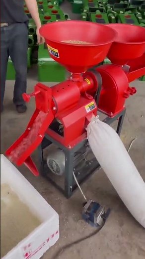 Rice grinding and milling machine