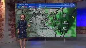 Mostly cloudy Monday with highs in the upper 40s. Although there could be an isolated shower in the AM, shower chances increase by the evening. Temps warm up from there the rest of the week! | Melissa Nord