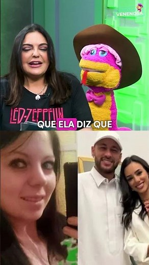 Mother of alleged daughter of Neymar provokes Bruna Biancardi | #domingoespetacular #shorts