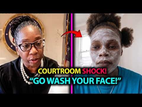 Judge HUMILIATES Woman for Showing Up to Court With Face Cream on Zoom!
