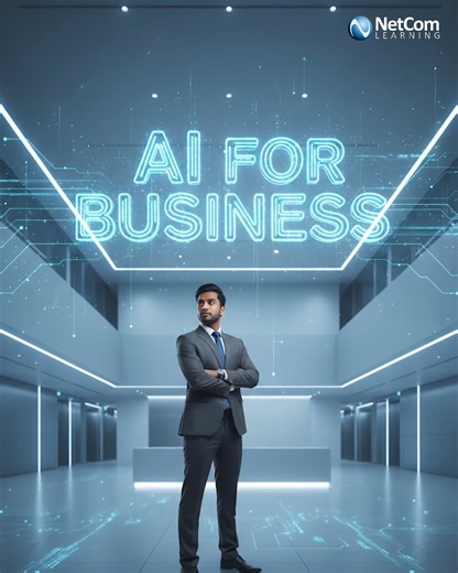 AI for Business- delivered by NetCom Learning Bangladesh, Microsoft’s #1 Learning Partner. It’s your gateway to smarter automation, sharper insights, and confident leadership in a data-driven world. #AIforBusiness #NetComLearningBangladesh #DigitalLeadership #SmartAutomation #FutureReadyWorkforce #HumanAICollaboration | NetCom Learning Bangladesh