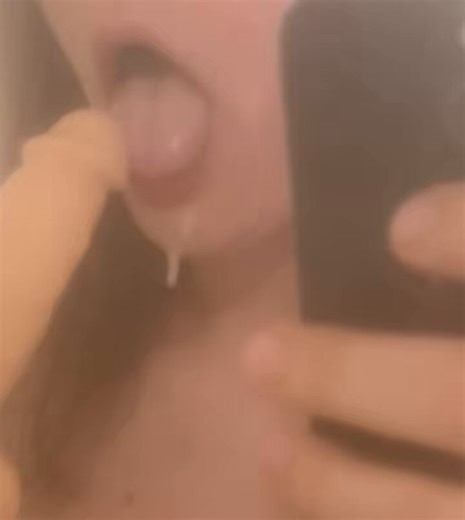 sucking my dildo (very sloppy, very messy) i love this feeling :3 #femboy #gay #spit #twink
