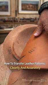 How to transfer leather patterns cleanly and accurately