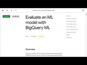Evaluate an ML model with BigQuery ML